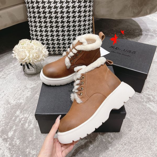 women martin boots casual booties snow drop flat ankle boot wool travel bootiess new fashion luxury womens winter boots with logo and box si, Black
women martin boots casual booties snow drop flat ankle boot wool travel bootiess new fashion luxury womens winter boots with logo and box si, Black