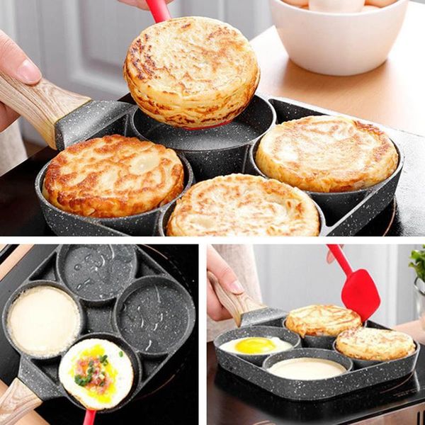pans 4 hole omelet pan for burger eggs ham pancake maker wooden handle frying pot non-stick cooking breakfast
pans 4 hole omelet pan for burger eggs ham pancake maker wooden handle frying pot non-stick cooking breakfast