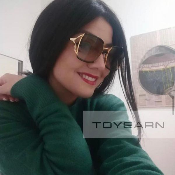 sunglasses 2021 fashion famous designer oversized square women vintage metal frame gradient sun glasses uv400, White;black
sunglasses 2021 fashion famous designer oversized square women vintage metal frame gradient sun glasses uv400, White;black
