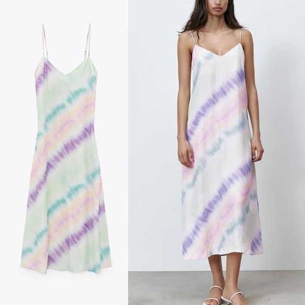 tie dye satin summer dress women sleeveless backless party dresses woman adjustable spaghetti straps midi casual, Black;gray
tie dye satin summer dress women sleeveless backless party dresses woman adjustable spaghetti straps midi casual, Black;gray