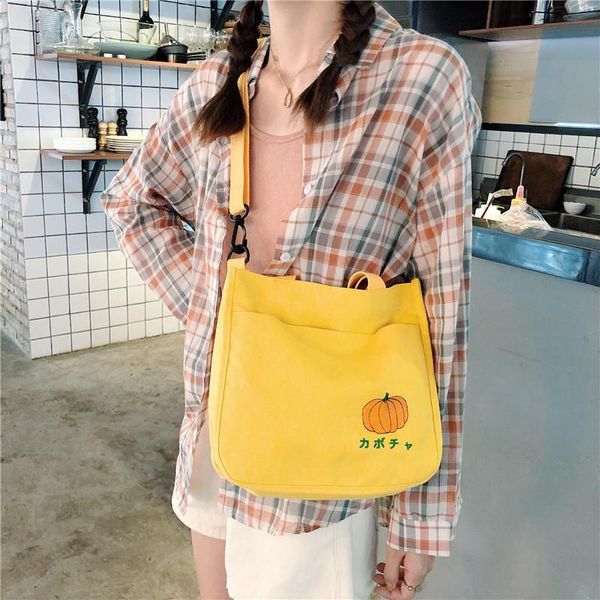 yellow fruit canvas bag student cute portable crossbody foldable shopping tote pink messages bags
yellow fruit canvas bag student cute portable crossbody foldable shopping tote pink messages bags