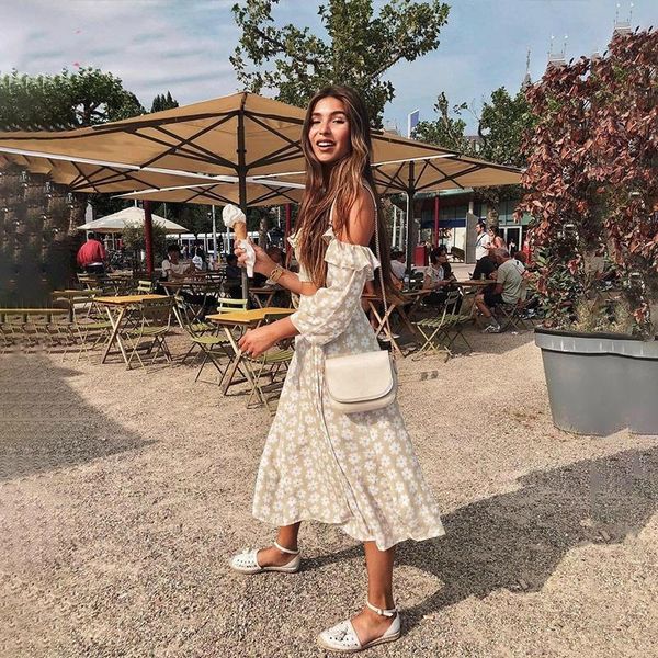 party dresses 2021 summer fashion split dress floral ruffled backless beach short sleeve elegant casual girl, White;black
party dresses 2021 summer fashion split dress floral ruffled backless beach short sleeve elegant casual girl, White;black