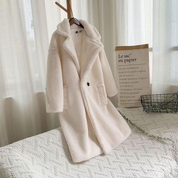 women's wool & blends women winter coat lamb faux shearling creamy teddy furry cashmere chunky outwear parka trench fur long jacket, Black
women's wool & blends women winter coat lamb faux shearling creamy teddy furry cashmere chunky outwear parka trench fur long jacket, Black