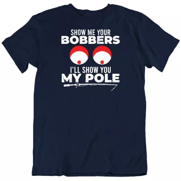 fish fishing tee show me your bobbers funny vintage men's t shirt gift new, White;black
fish fishing tee show me your bobbers funny vintage men's t shirt gift new, White;black