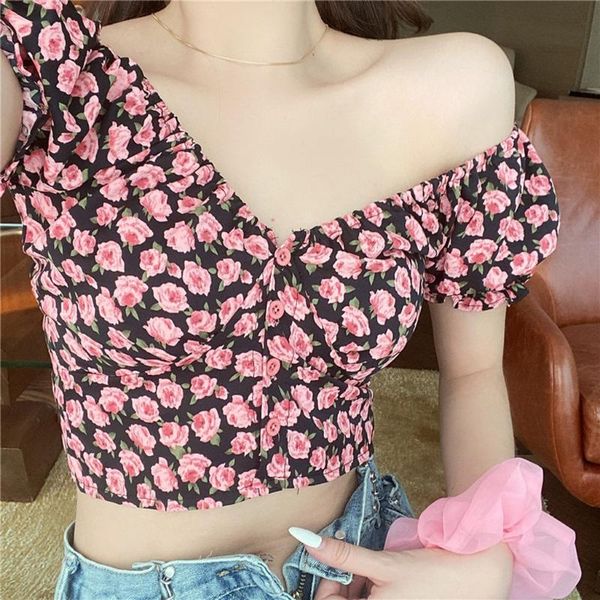 ladies short blouses shirts women summer elegant crop retro floral print sleeve casual french vest blouse #3 women's &, White
ladies short blouses shirts women summer elegant crop retro floral print sleeve casual french vest blouse #3 women's &, White
