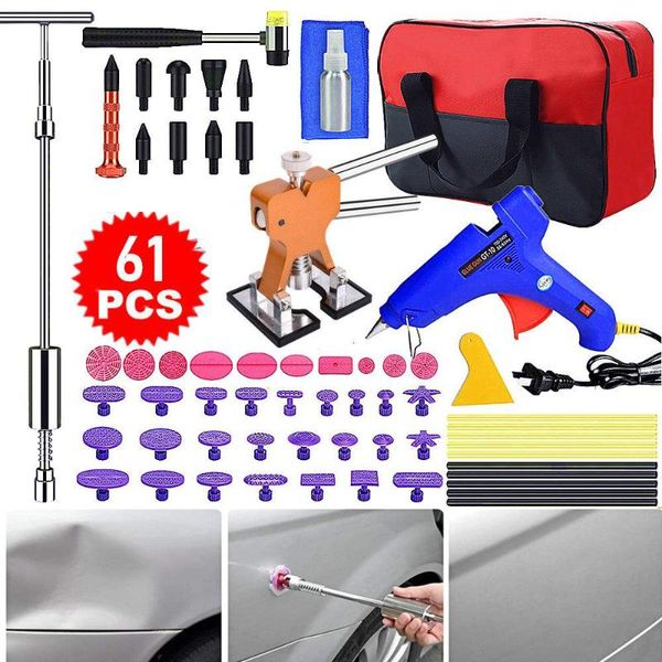 professional hand tool sets auto paintless dent repair kits, car puller, remover tools for all kinds of body dents with storage bag
professional hand tool sets auto paintless dent repair kits, car puller, remover tools for all kinds of body dents with storage bag