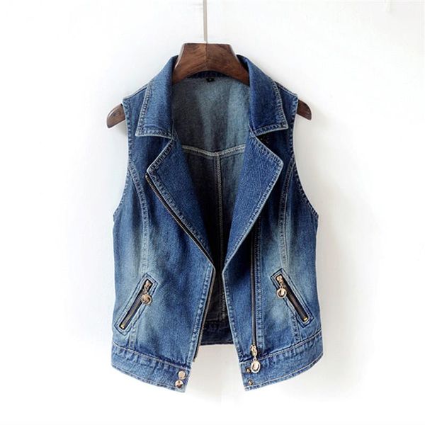 women's vests vintage navy blue denim vest women plus size slim waistcoat suit collar sleeveless jacket short jeans female chaqueta muj, Black;white
women's vests vintage navy blue denim vest women plus size slim waistcoat suit collar sleeveless jacket short jeans female chaqueta muj, Black;white