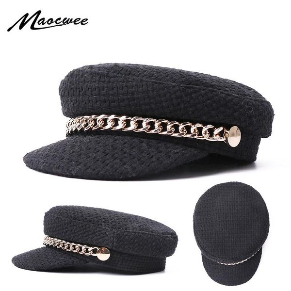 berets winter military hat women french style wool baker's boy hats caps flat travel cadet outdoor black visor, Blue;gray
berets winter military hat women french style wool baker's boy hats caps flat travel cadet outdoor black visor, Blue;gray