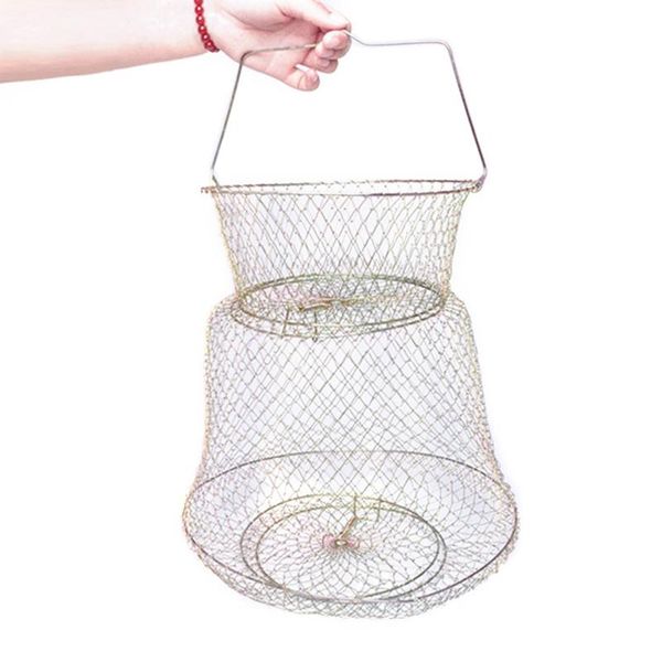 1pc foldable iron mesh fish pot small basket collapsible lightweight portable crab lobster shrimp storage 77 fishing accessories
1pc foldable iron mesh fish pot small basket collapsible lightweight portable crab lobster shrimp storage 77 fishing accessories