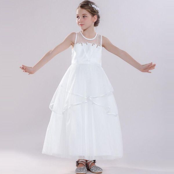 flower girls dress illusion sleeveless crystal tulle lace o-neck floor-length luxury white elegant kids party princess gown f353 girl's, Red;yellow
flower girls dress illusion sleeveless crystal tulle lace o-neck floor-length luxury white elegant kids party princess gown f353 girl's, Red;yellow