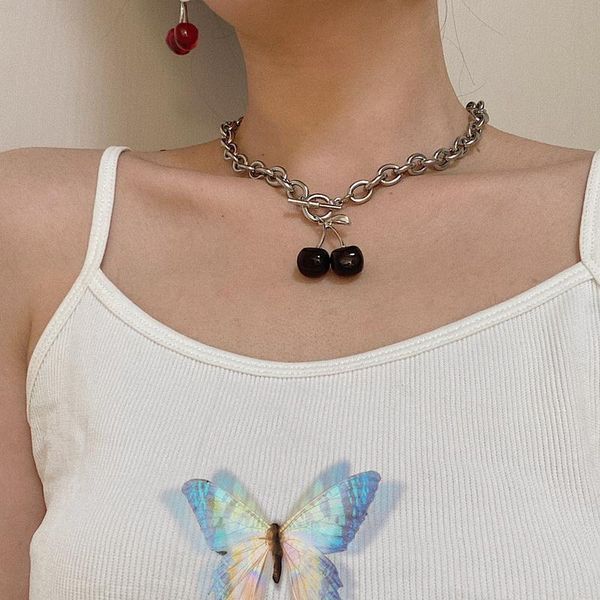 bjioux femme elegant black cherry fruit clavicle chain lock choker necklace women handmade punk silver plated bff pendant necklaces
bjioux femme elegant black cherry fruit clavicle chain lock choker necklace women handmade punk silver plated bff pendant necklaces