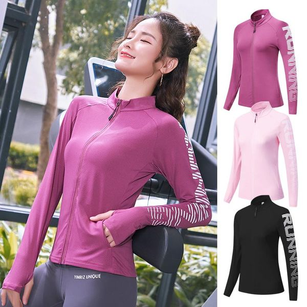 women yoga jacket tight sports clothes gym running hooded sweatshirt with zipper female hoodies black pink red long sleeve coat jackets, Black;red
women yoga jacket tight sports clothes gym running hooded sweatshirt with zipper female hoodies black pink red long sleeve coat jackets, Black;red