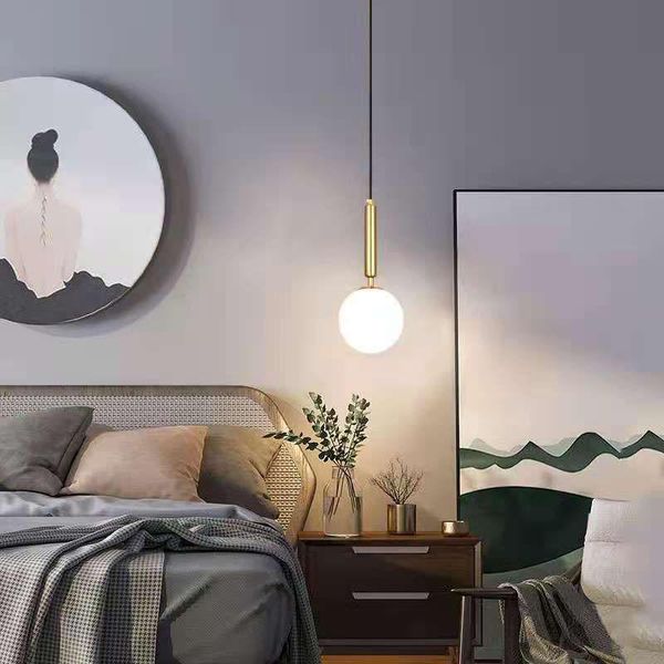 pendant lamps modern spherical chandelier led light, glass, used for bedside kitchen dining room lighting decoration
pendant lamps modern spherical chandelier led light, glass, used for bedside kitchen dining room lighting decoration