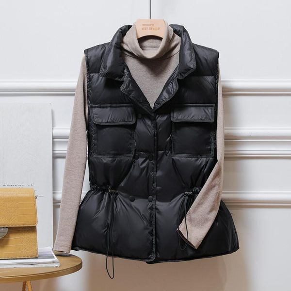 women's vests 2021 winter down vest women short windbreaker lightweight coat warm waistcoat female white duck sleeveless jacket, Black;white
women's vests 2021 winter down vest women short windbreaker lightweight coat warm waistcoat female white duck sleeveless jacket, Black;white