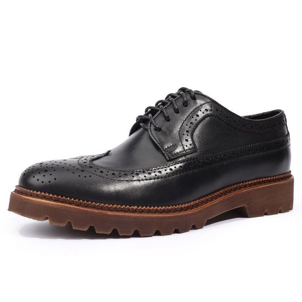 leather man dress shoes fashion slip on oxfords for men genuine hollow carving formal party wedding, Black
leather man dress shoes fashion slip on oxfords for men genuine hollow carving formal party wedding, Black