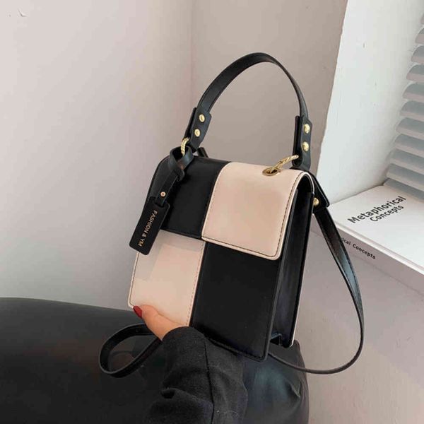 a.autumn contrast bag 2021 new portable women's single shoulder messenger small square ins casual texture popular
a.autumn contrast bag 2021 new portable women's single shoulder messenger small square ins casual texture popular