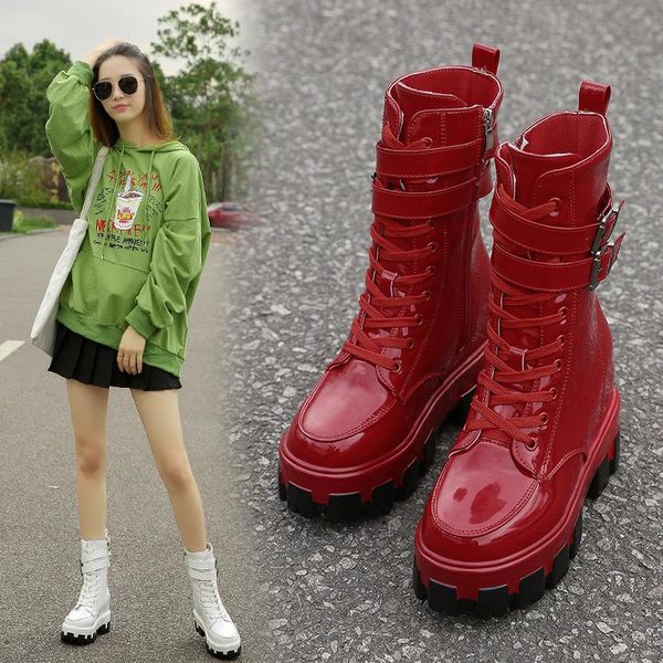 boots women's mid-calf fashion candy color patent leather girl shoes winter autumn high heels for woman, Black
boots women's mid-calf fashion candy color patent leather girl shoes winter autumn high heels for woman, Black