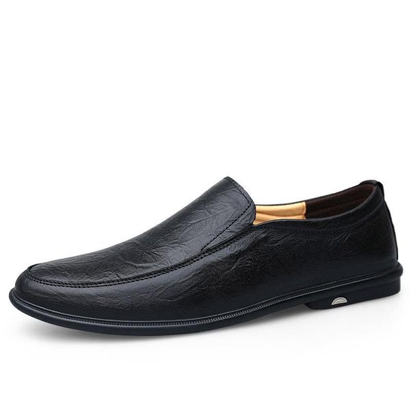 dress shoes man leather slipons summer autumn male moccasins genuine loafers men boat footwear breathable big size, Black
dress shoes man leather slipons summer autumn male moccasins genuine loafers men boat footwear breathable big size, Black