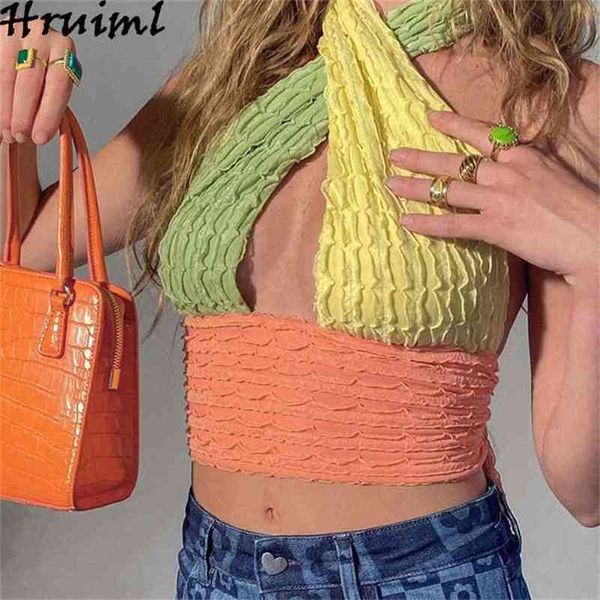 three-color bustier halter neck fashion contrast color clubwear sling waistless v-neck slim fit vest summer tank 210513, White
three-color bustier halter neck fashion contrast color clubwear sling waistless v-neck slim fit vest summer tank 210513, White