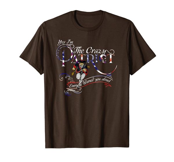 I'm The Crazy Patriot Everyone Warned You About 4th of July T-Shirt, Mainly pictures
I'm The Crazy Patriot Everyone Warned You About 4th of July T-Shirt, Mainly pictures