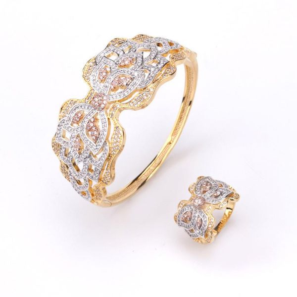 bangle selling flame in europe and america hollow full inlaid zircon bracelet ring set personalized ladies fashion jewelry, Black
bangle selling flame in europe and america hollow full inlaid zircon bracelet ring set personalized ladies fashion jewelry, Black