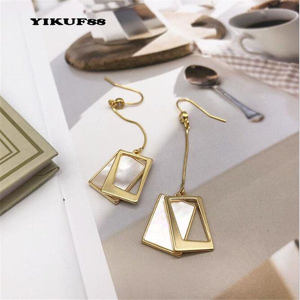 stud yikuf88 s925 sterling silver women shell earrings female hollow square irregular mother-of-pearl chain stitching ear, Golden;silver
stud yikuf88 s925 sterling silver women shell earrings female hollow square irregular mother-of-pearl chain stitching ear, Golden;silver