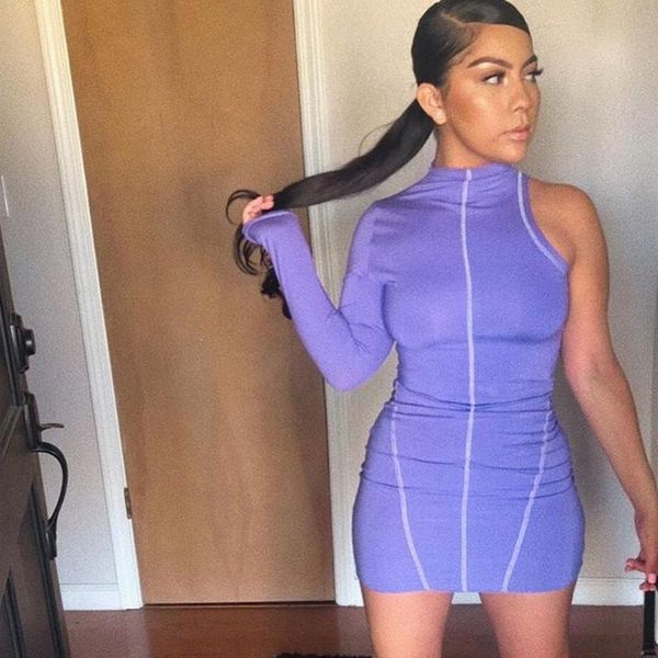 casual dresses spring autumn short dress women one shoulder fashion solid color round neck skinny female ladies elegant sundress, Black;gray
casual dresses spring autumn short dress women one shoulder fashion solid color round neck skinny female ladies elegant sundress, Black;gray
