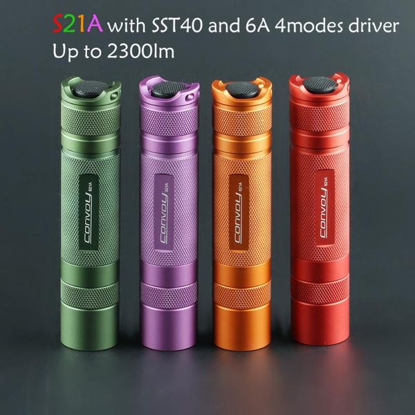 flashlights torches green / purple orange red convoy s21a with luminus sst40,orange peel reflector,21700 ,torch
flashlights torches green / purple orange red convoy s21a with luminus sst40,orange peel reflector,21700 ,torch