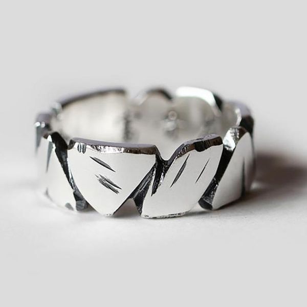 cluster rings silver rough splicing irregular shape without inlay niche design craftsmanship men and women can wear open adjustable ring, Golden;silver
cluster rings silver rough splicing irregular shape without inlay niche design craftsmanship men and women can wear open adjustable ring, Golden;silver