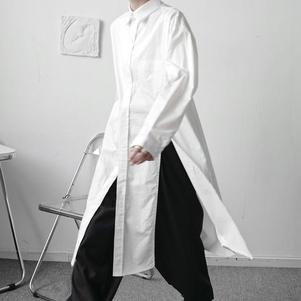 men's casual shirts japanese asymmetric long sleeve loose shirt women streetwear fashion dress cardigan, White;black
men's casual shirts japanese asymmetric long sleeve loose shirt women streetwear fashion dress cardigan, White;black