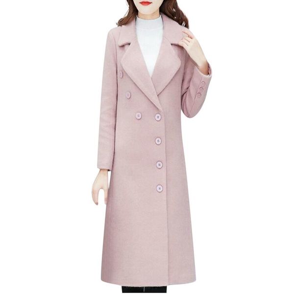 women's wool & blends autumn spring women casual coats turn-down collar warm woolen long sleeve slim outwear lapel cardigan jackets dou, Black
women's wool & blends autumn spring women casual coats turn-down collar warm woolen long sleeve slim outwear lapel cardigan jackets dou, Black