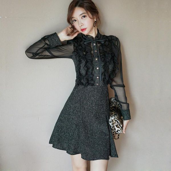 women's two piece pants elegant ol style 2 pieces set patchwork flowers ruffles blouse & a-line skirt 2021 office ladies black hollow-o, White
women's two piece pants elegant ol style 2 pieces set patchwork flowers ruffles blouse & a-line skirt 2021 office ladies black hollow-o, White