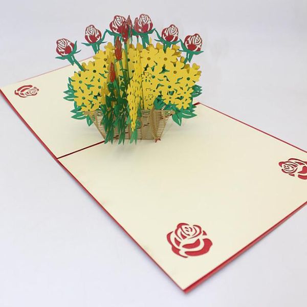 happy birthday 3d up rose basket greeting card with envelope postman post invitation for party decoration cards
happy birthday 3d up rose basket greeting card with envelope postman post invitation for party decoration cards