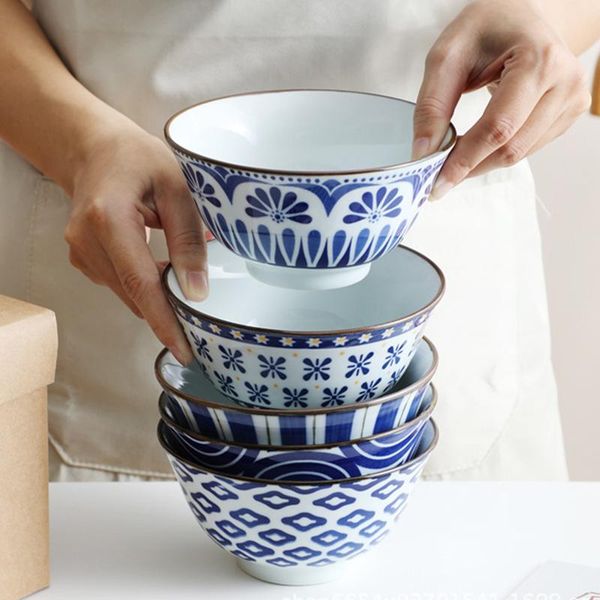 bowls japanese-style ceramic tableware 5-inch hand-painted hand-made bowl gift box underglaze color household rice set
bowls japanese-style ceramic tableware 5-inch hand-painted hand-made bowl gift box underglaze color household rice set