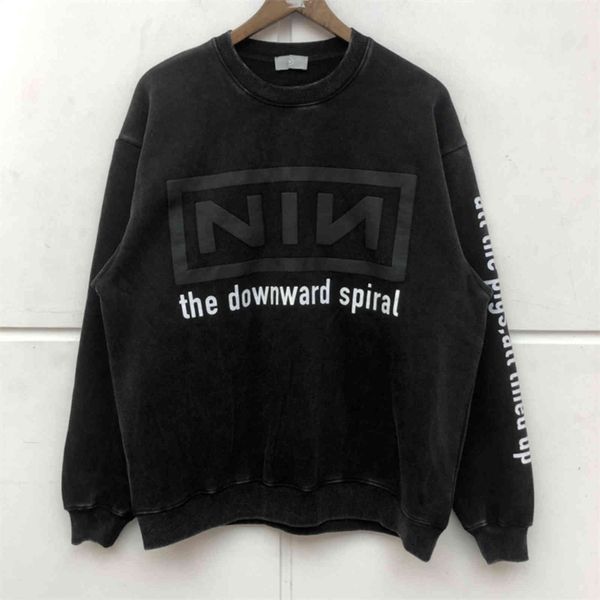men's hoodies & sweatshirts man fw new hoodie plus velvet loose streetwear nin letter embroidery o neck pullover mens t9n8, Black
men's hoodies & sweatshirts man fw new hoodie plus velvet loose streetwear nin letter embroidery o neck pullover mens t9n8, Black