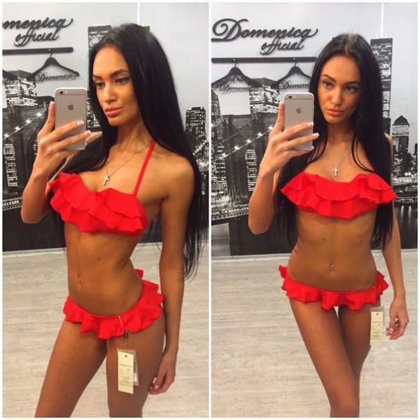women's swimwear gather small breast ruffled swimsuit strap hanging neck halter bikini two piece push up designer bathing suit women, White;black
women's swimwear gather small breast ruffled swimsuit strap hanging neck halter bikini two piece push up designer bathing suit women, White;black