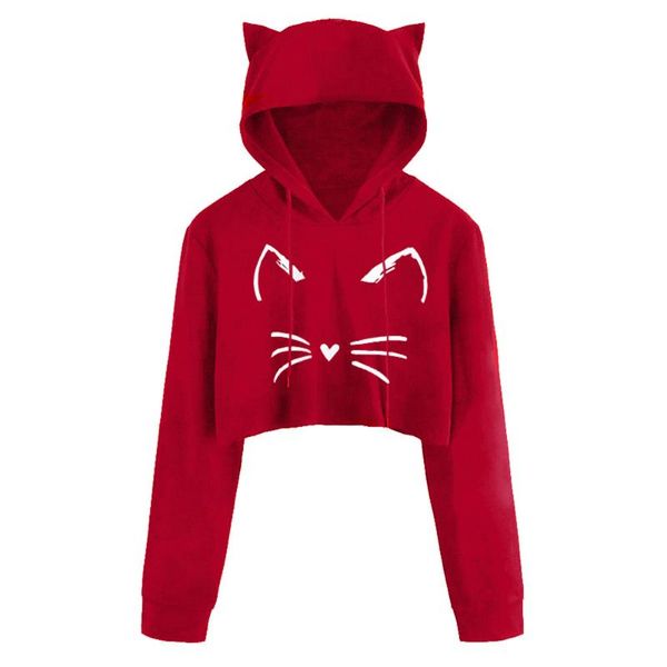 women's hoodies & sweatshirts women girls casual long sleeve short hooded sweatshirt cat kitty print pullover blouse for female, Black
women's hoodies & sweatshirts women girls casual long sleeve short hooded sweatshirt cat kitty print pullover blouse for female, Black