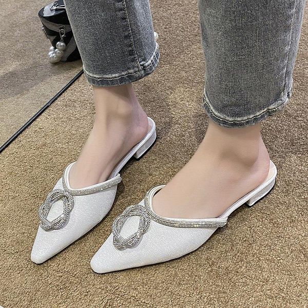 women fashion slippers low heel outdoor rhinestone ladies slides brand mules shoes casual loafer summer, Black
women fashion slippers low heel outdoor rhinestone ladies slides brand mules shoes casual loafer summer, Black