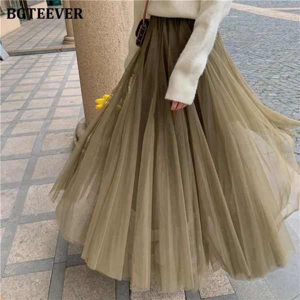 skirts new stylish loose mesh midi for women elastic waist female a-line skirts 2021 spring summer 14 colors 5twn, Black
skirts new stylish loose mesh midi for women elastic waist female a-line skirts 2021 spring summer 14 colors 5twn, Black
