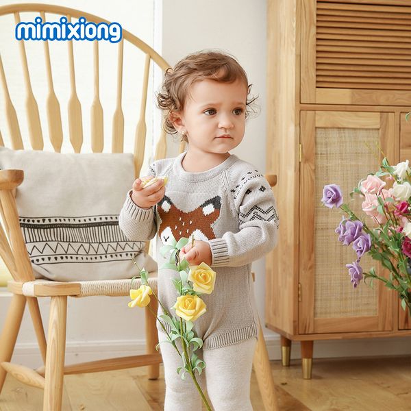 factory wholesale spring autumn baby boys' and girls' soft long sleeve small fox one-piece triangular ha clothes, Blue
factory wholesale spring autumn baby boys' and girls' soft long sleeve small fox one-piece triangular ha clothes, Blue