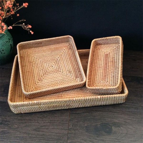 dishes & plates hand-woven rattan storage tray fruit basket serving plate handmade set for home1pc
dishes & plates hand-woven rattan storage tray fruit basket serving plate handmade set for home1pc