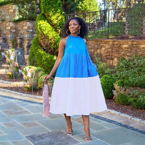 dress women loose with sleeves white blue slices contrast colour summer oversize plus female african size dressed sy61, Black;gray
dress women loose with sleeves white blue slices contrast colour summer oversize plus female african size dressed sy61, Black;gray