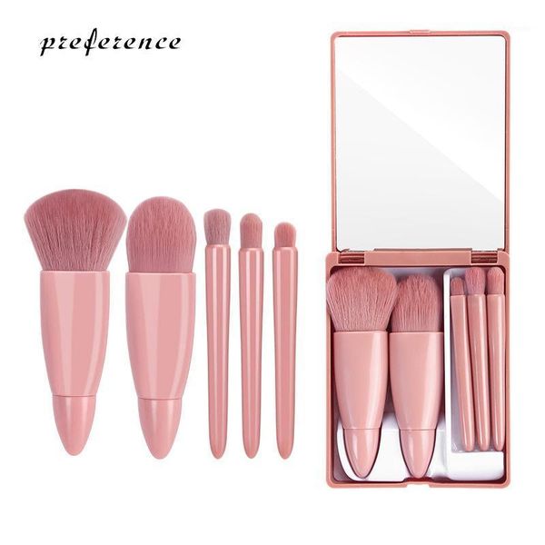 makeup brushes set portable 5pcs multi-function with mirror soft hair loose powder brush blush foundation eye shadow brush1
makeup brushes set portable 5pcs multi-function with mirror soft hair loose powder brush blush foundation eye shadow brush1