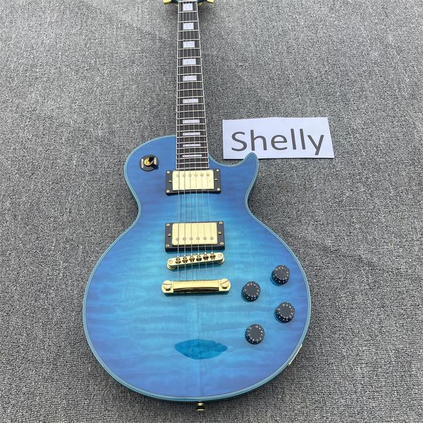 custom high-quality electric guitar, blue, maple flame black pieces, true color shell inlays
custom high-quality electric guitar, blue, maple flame black pieces, true color shell inlays