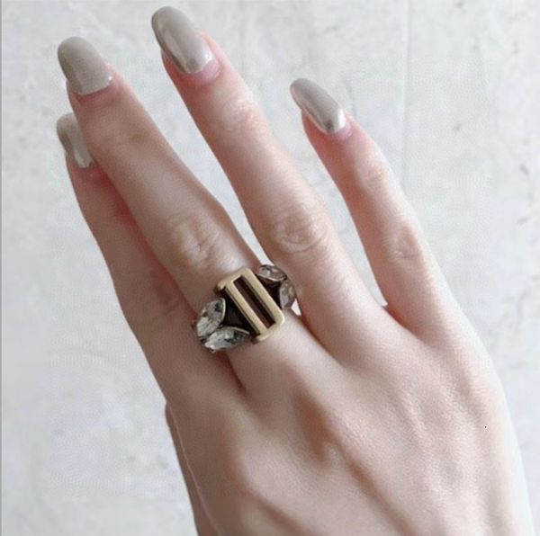 dijia / d's old brass diamond inlaid letter ring multi-layer index finger middle versatile female, Silver
dijia / d's old brass diamond inlaid letter ring multi-layer index finger middle versatile female, Silver