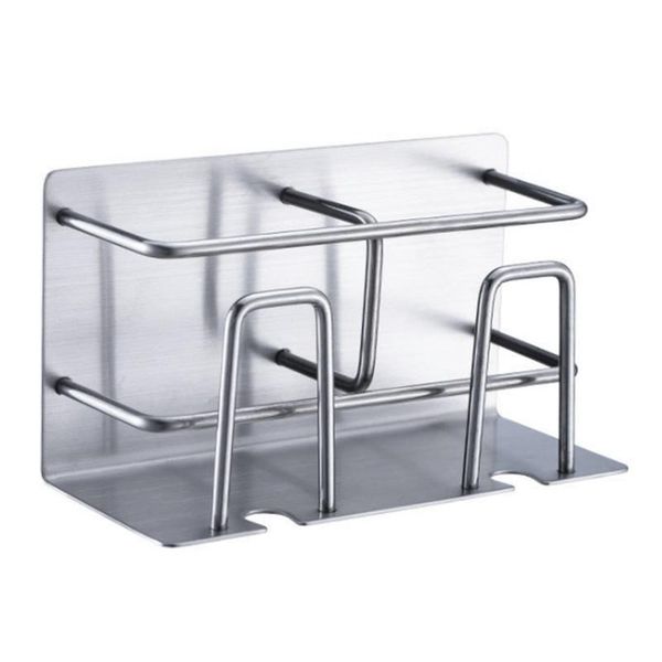 toothbrush holders stainless steel rack wall-mounted bathroom suitable for facial cleanser and toothpaste atorage
toothbrush holders stainless steel rack wall-mounted bathroom suitable for facial cleanser and toothpaste atorage