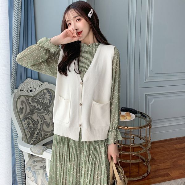 dresses all-match loose stand collar pleated female midi long-sleeved lace-up women dress autumn vestidos femme bygn, Black;gray
dresses all-match loose stand collar pleated female midi long-sleeved lace-up women dress autumn vestidos femme bygn, Black;gray