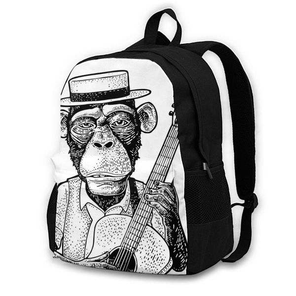 backpack lapwomen canvas school teenagers casual travel funny monkey dressed hat and shirt holding guitar bags
backpack lapwomen canvas school teenagers casual travel funny monkey dressed hat and shirt holding guitar bags