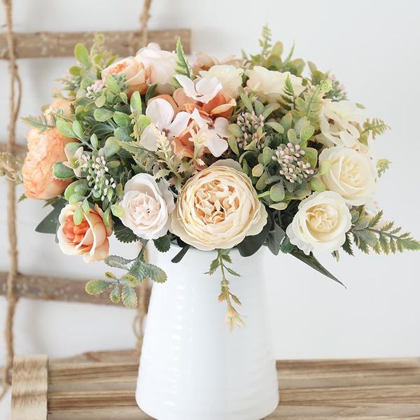 decorative flowers & wreaths white silk artificial roses wedding home autumn decoration big bouquet luxury fake flower arrangem
decorative flowers & wreaths white silk artificial roses wedding home autumn decoration big bouquet luxury fake flower arrangem