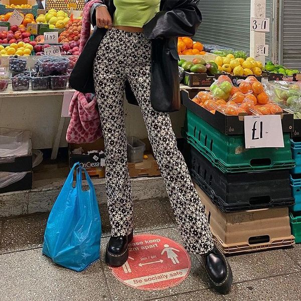 women's pants & capris y2k jogger frauen sommer hohe taille floral print baggy chic flare hosen 90s tasche lang weibliche, Black;white
women's pants & capris y2k jogger frauen sommer hohe taille floral print baggy chic flare hosen 90s tasche lang weibliche, Black;white